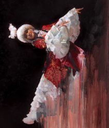Kazak dancer 30"x40" - Sold